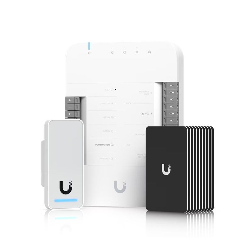 Picture of Ubiquiti UniFi Access Door Hub G2 Starter Kit Access Controller. UA-G2-SK